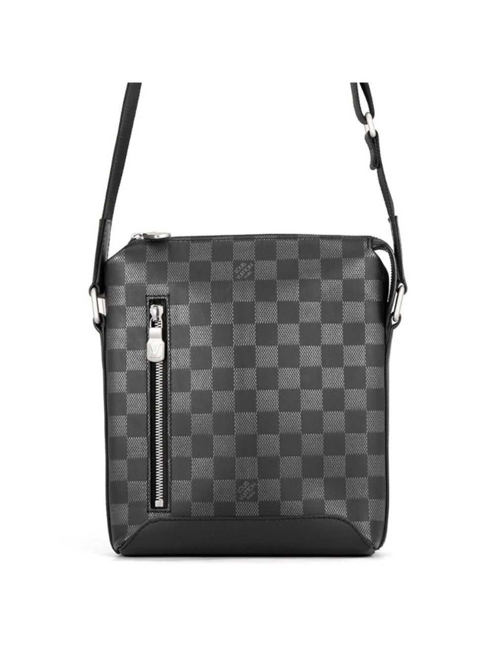 Louis Vuitton Shoulder Bag Damier Infini Discovery Messenger Black